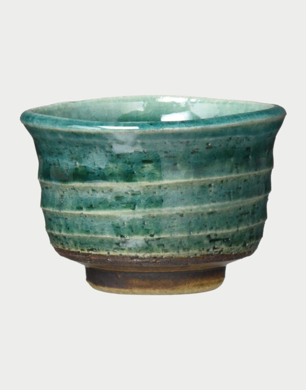 Ichikyu Turquoise Glaze Ceramic Sake Cup
